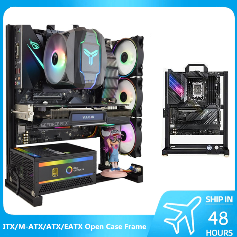 Gaming Console Tower - MOD ATX Open PC Case Frame