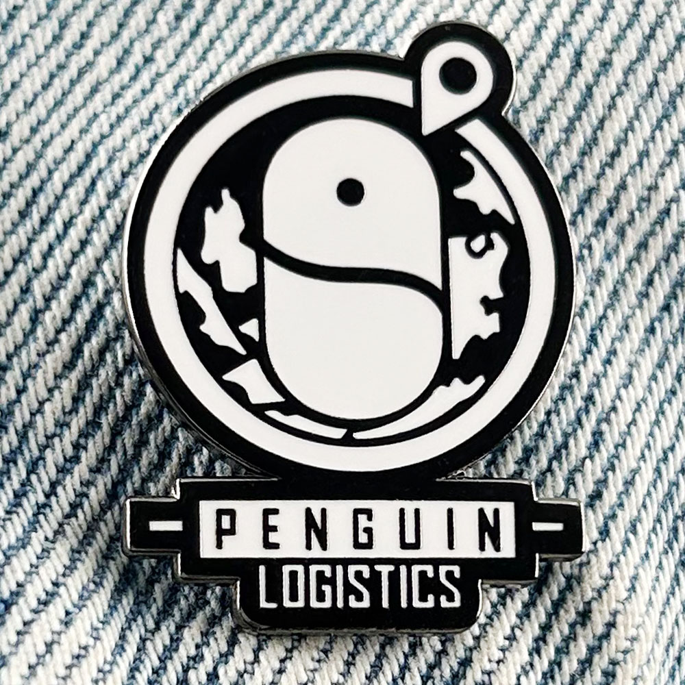Gaming Console Tower - Arknights Penguin Logistics Logo Lapel Pin