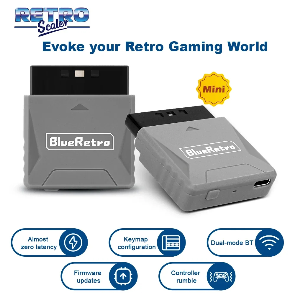 Gaming Console Xbox - RetroScaler Mini Blueretro Receiver Adapter for