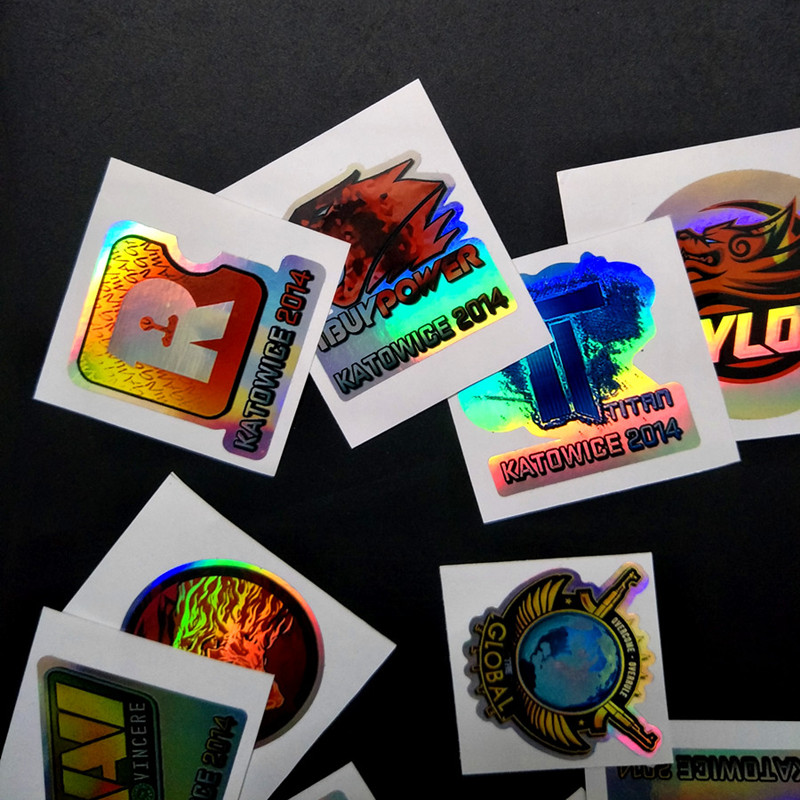 Gaming Console In Car - CS:GO Holographic Peripherals Stickers Waterproof Physical