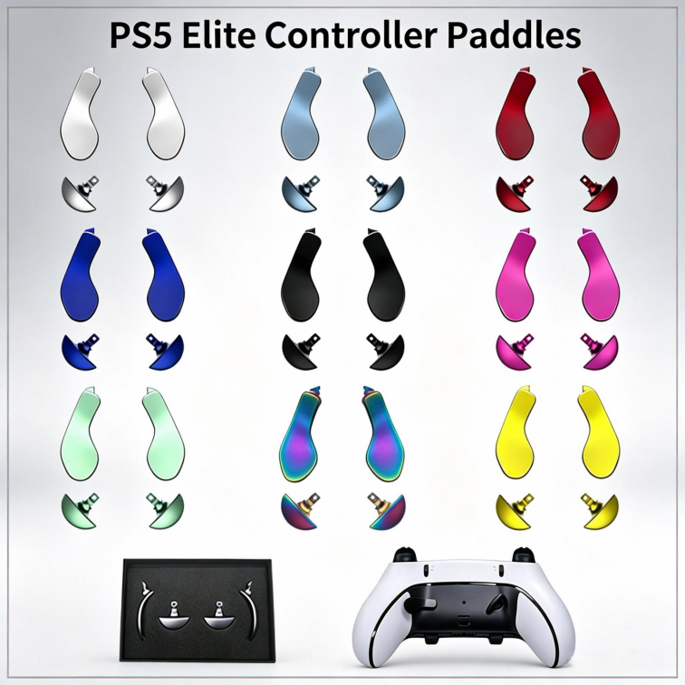 Sony Controller Dualsense Edge - Metal Back Buttons Paddles Mod Parts