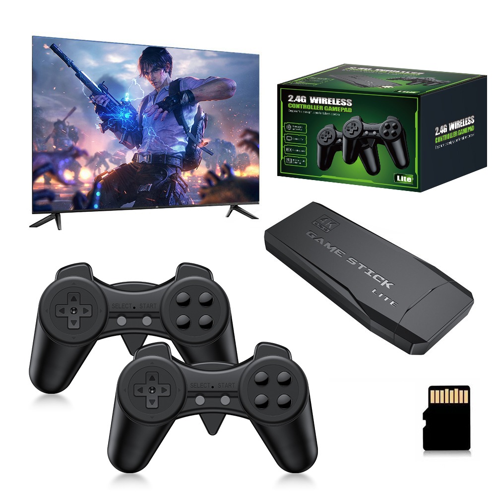 Gaming Console Sale - Portable 4K Retro Game Stick Console