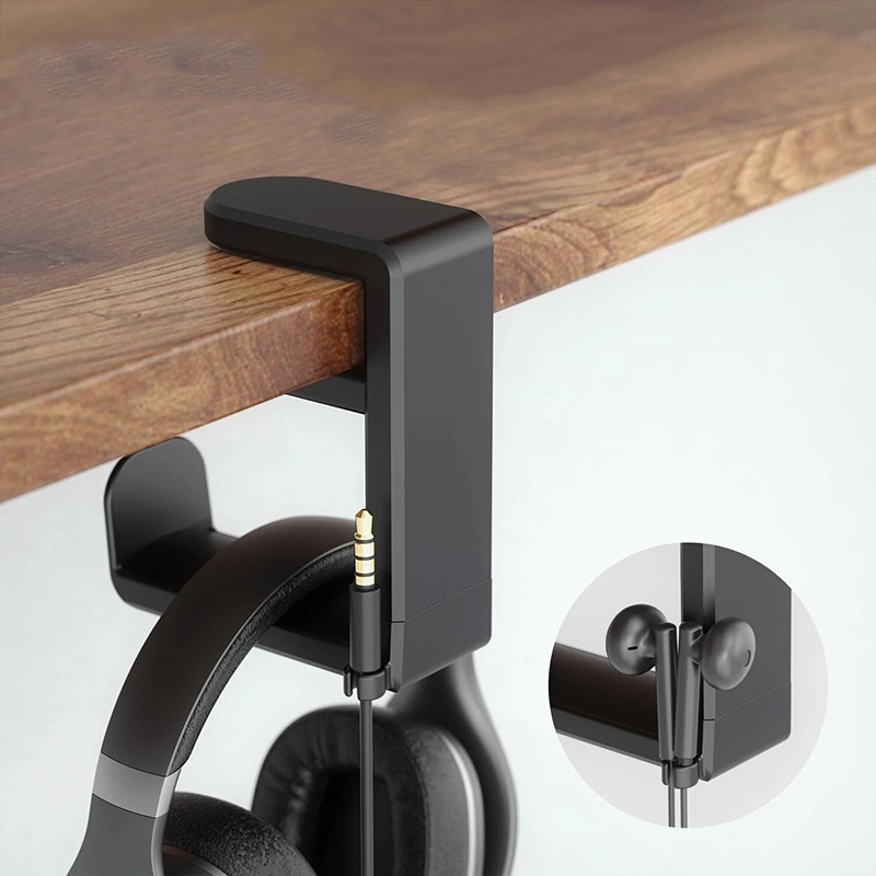 Headset Gaming Console - Universal Desktop 360° Rotating Headphone Stand