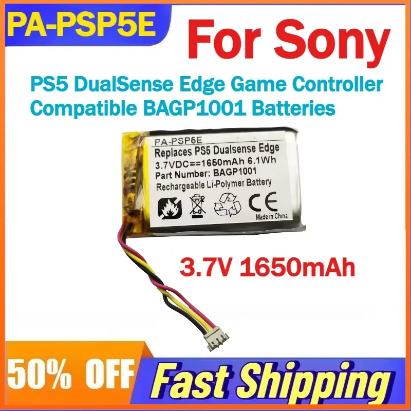 Sony Controller Dualsense Edge - 3.7V 1650mAh PA-PSP5E Li-Ion Battery for
