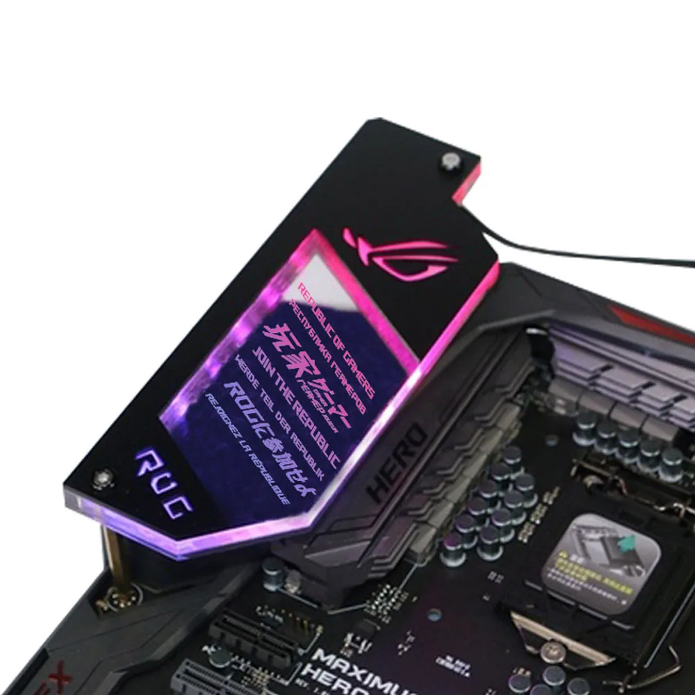Gaming Console Tower - ATX IO ARGB Lighting Panel DIY