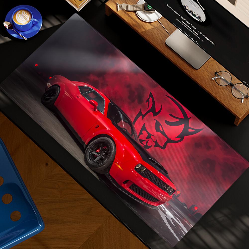 Gaming Console In Car - D-DodgeS Car Cool Mouse Pad XXL