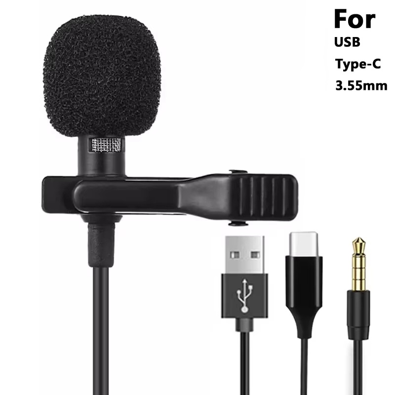Pc Gaming Handheld Console - 3.5mm Mini Portable Lavalier Microphone For