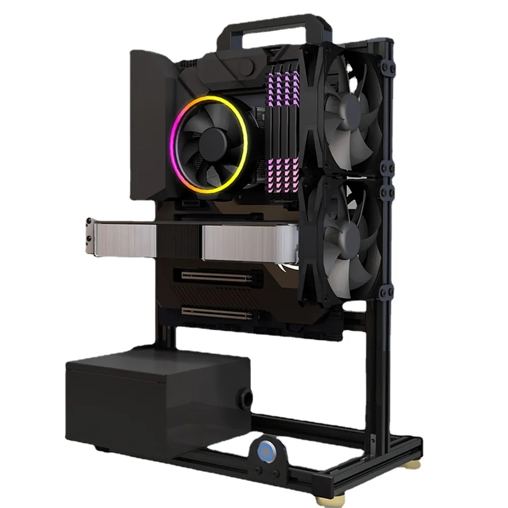 MOD ATX Open PC Case Frame For - Gaming Console Tower 评论和价格