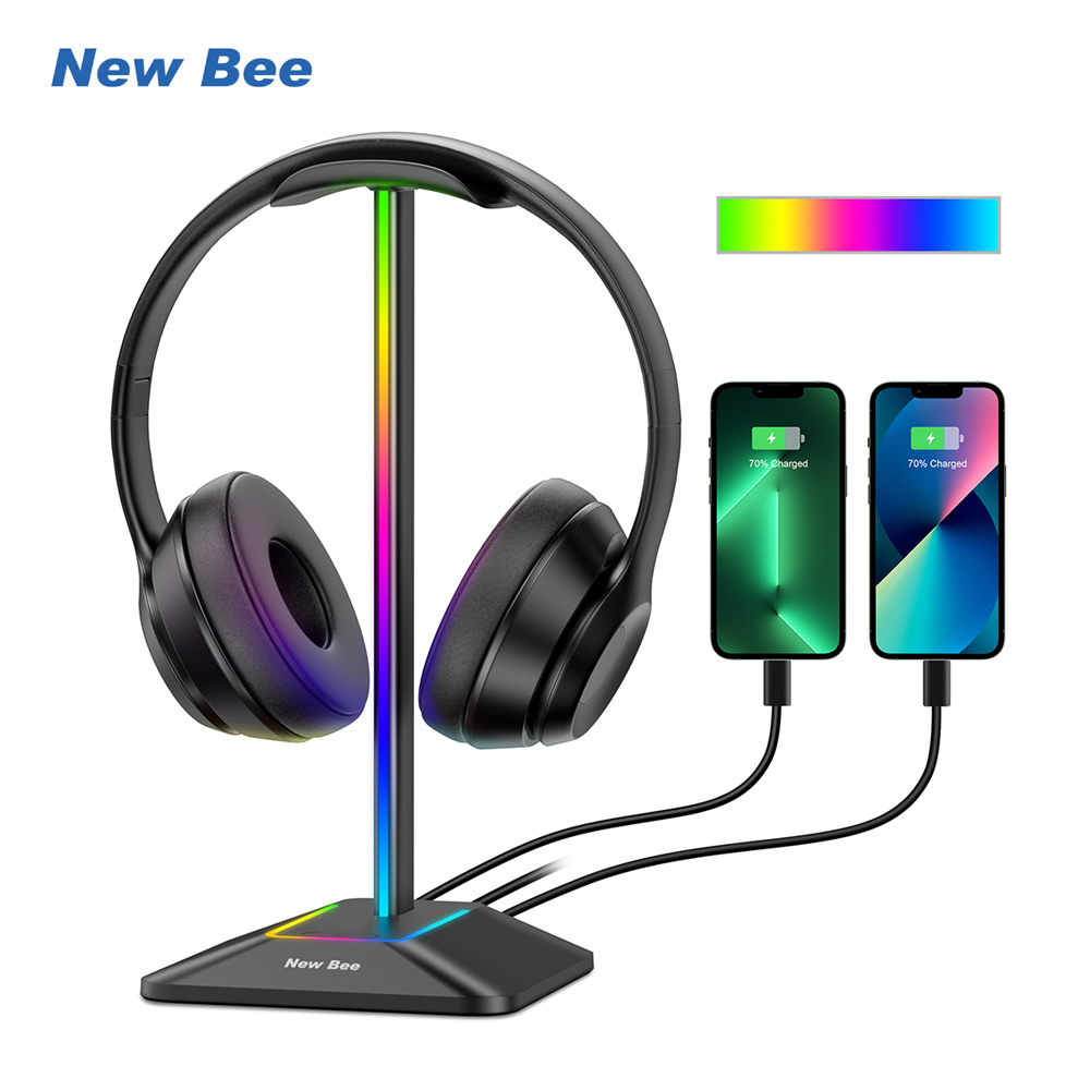 New Bee Z8 RGB Headphones Stan - Headset Gaming Console 评论和价格