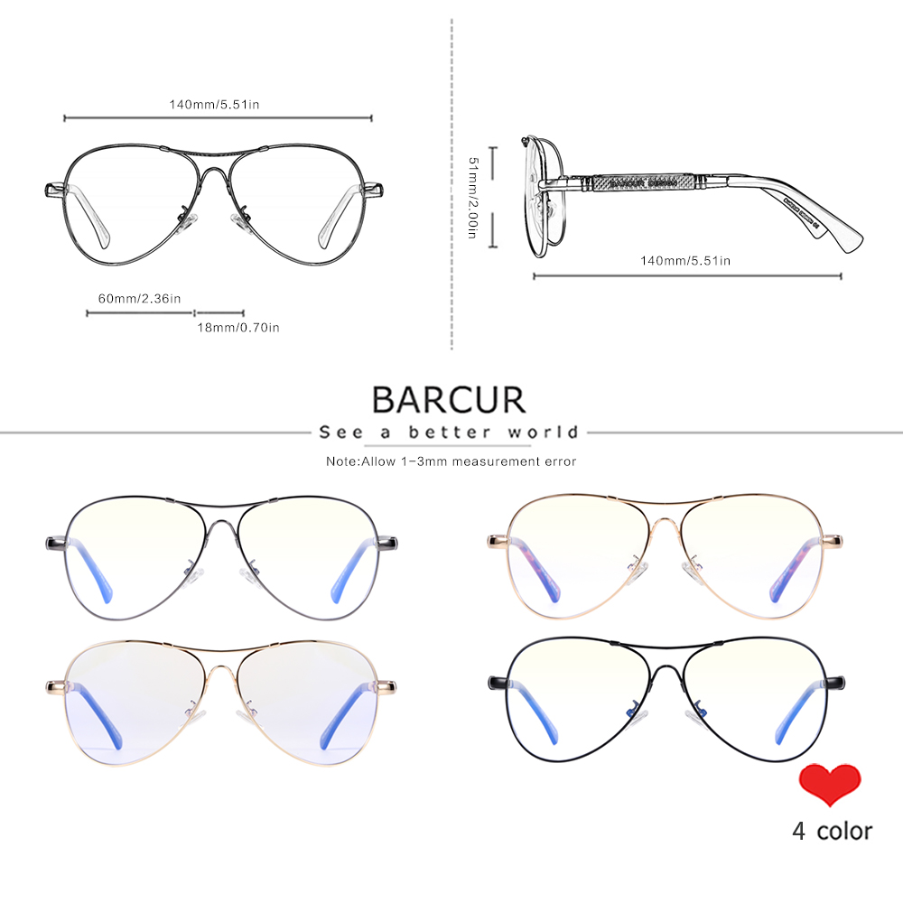 BARCUR Anti Blue Light Blockin - Gaming Glasses Uv 评论和价格