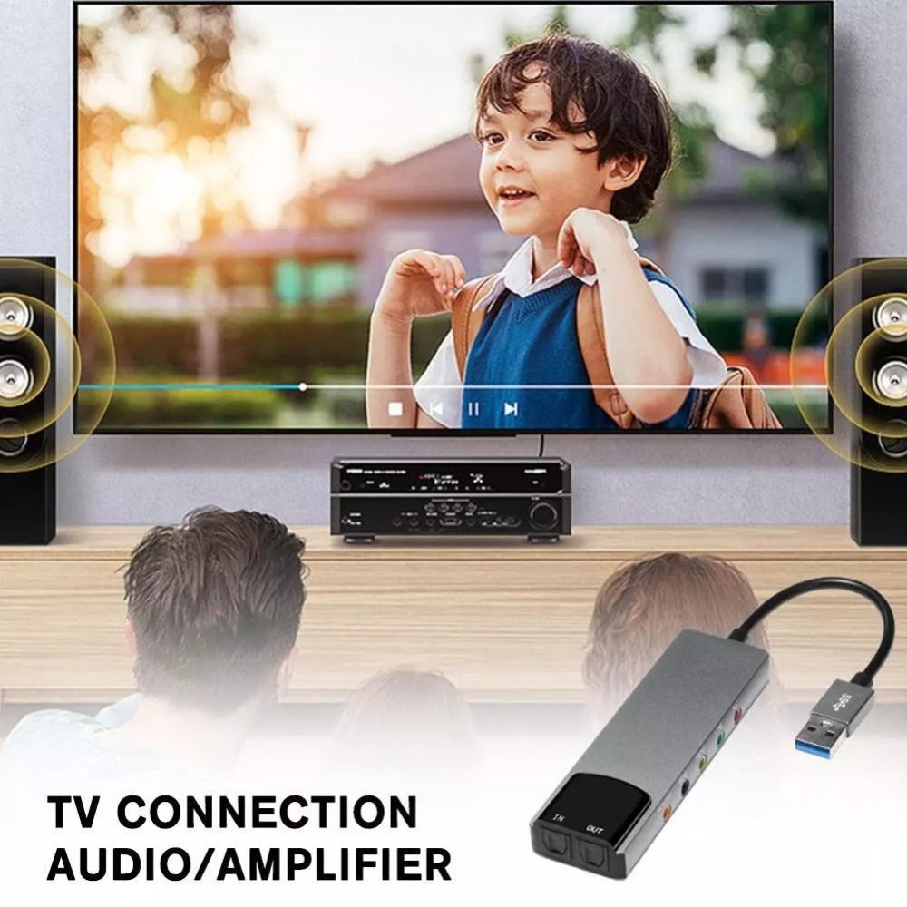 New USB Sound Card 7.1 5.1 Cha - Pc Gaming Handheld Console 评论和价格