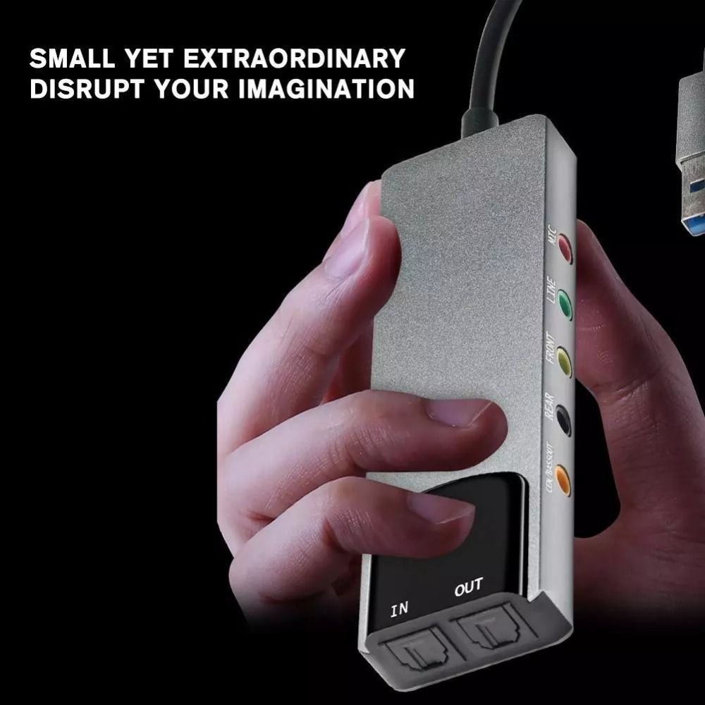 New USB Sound Card 7.1 5.1 Cha - Pc Gaming Handheld Console 评论和价格
