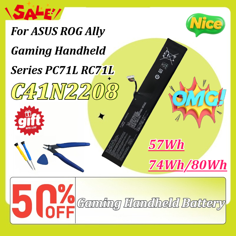 New C41N2208 57Wh/74Wh/80Wh Ga - Gaming Console Asus Rog 评论和价格
