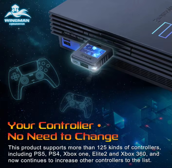PS2 Wingman Brook Converter fo - Gaming Console Xbox 评论和价格