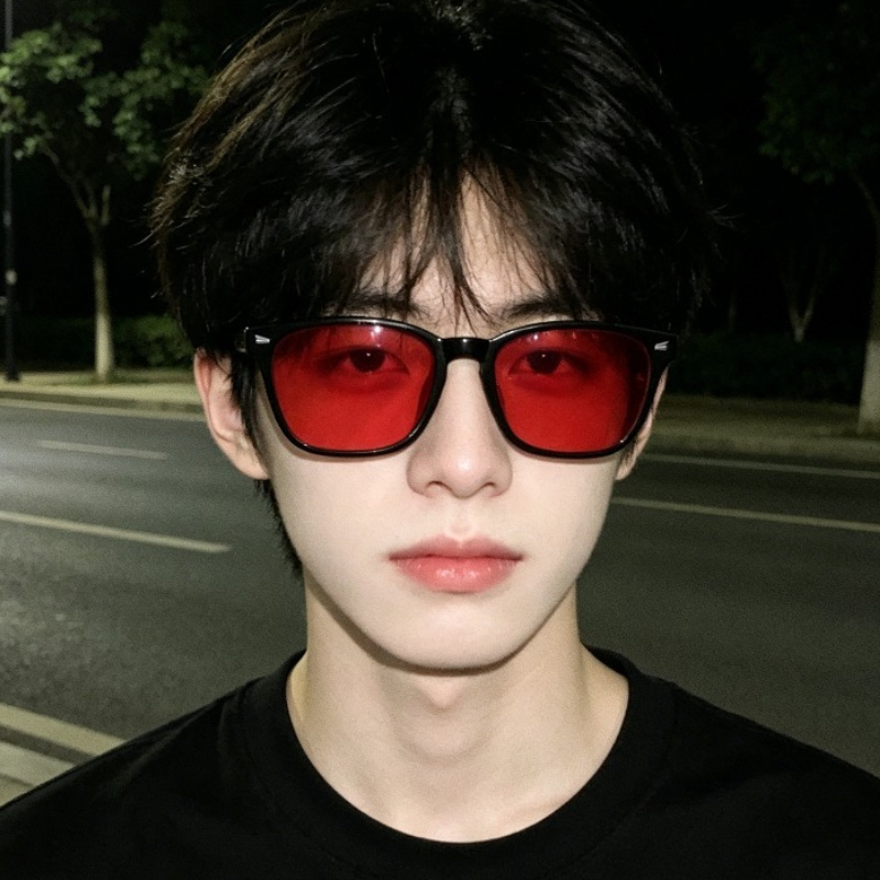 1pcs Red Lens Korean Polarized - Gaming Glasses Uv 评论和价格