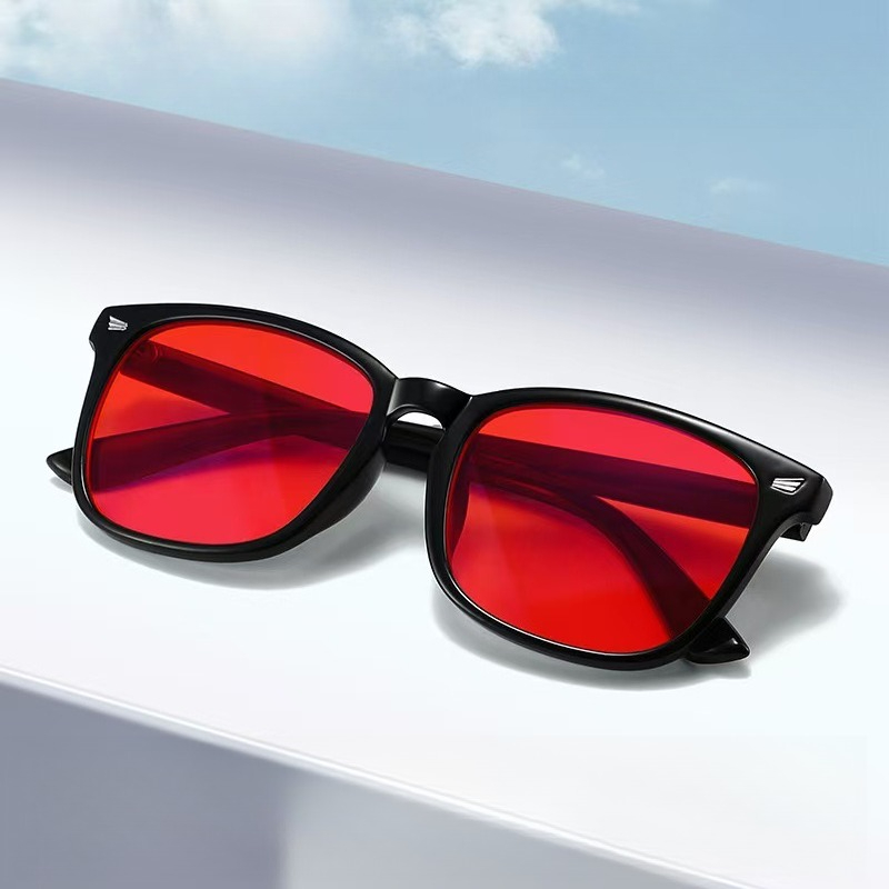 1pcs Red Lens Korean Polarized - Gaming Glasses Uv 评论和价格