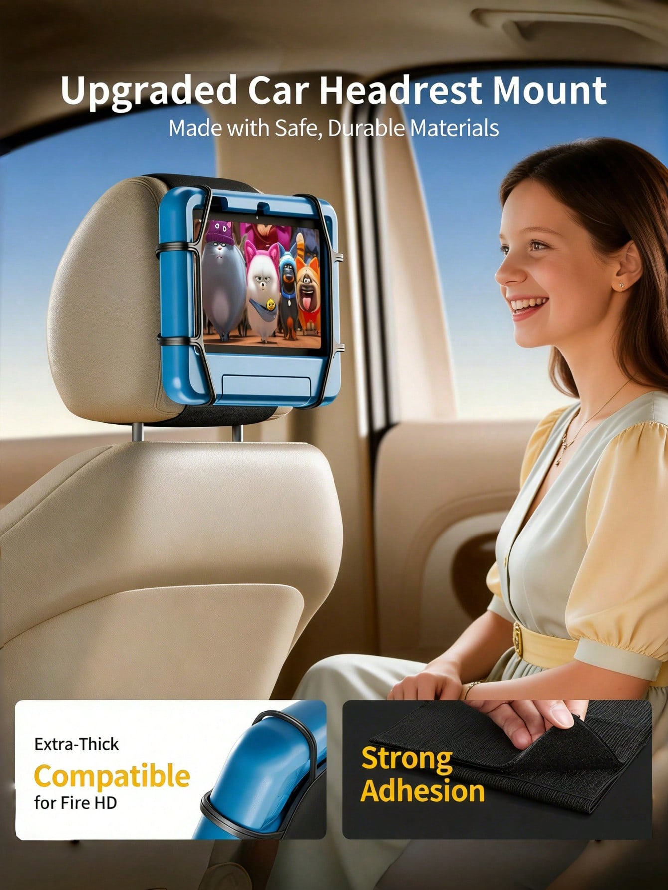 Car Headrest Tablet Holder – 3 - Gaming Console In Car 评论和价格