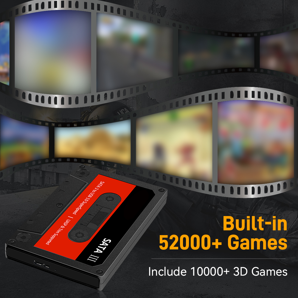 Batocera 500G/2T Emulator Game - Gaming Console Driving 评论和价格