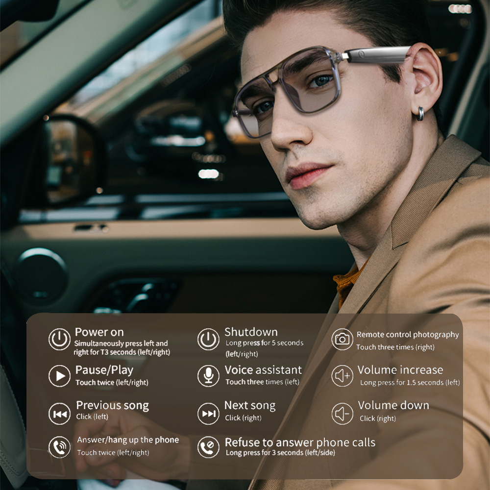 2025 NEW Smart Glasses Ai Voic - Gaming Glasses Uv 评论和价格