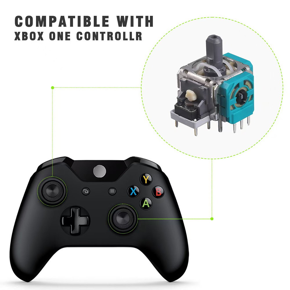 10pcs Replacement 3D Analog Jo - Gaming Console Xbox 评论和价格