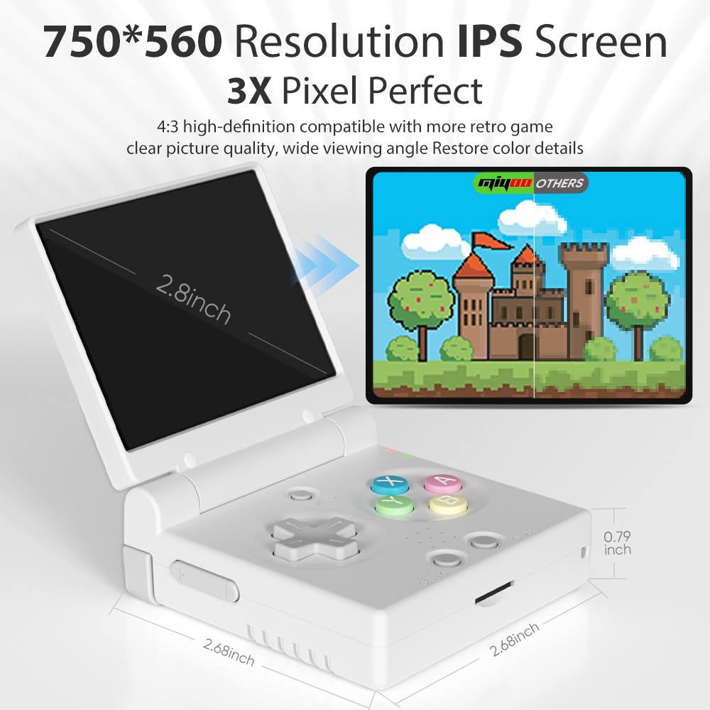 MIYOO Mini Flip Retro Handheld - Gaming Console Tower 评论和价格
