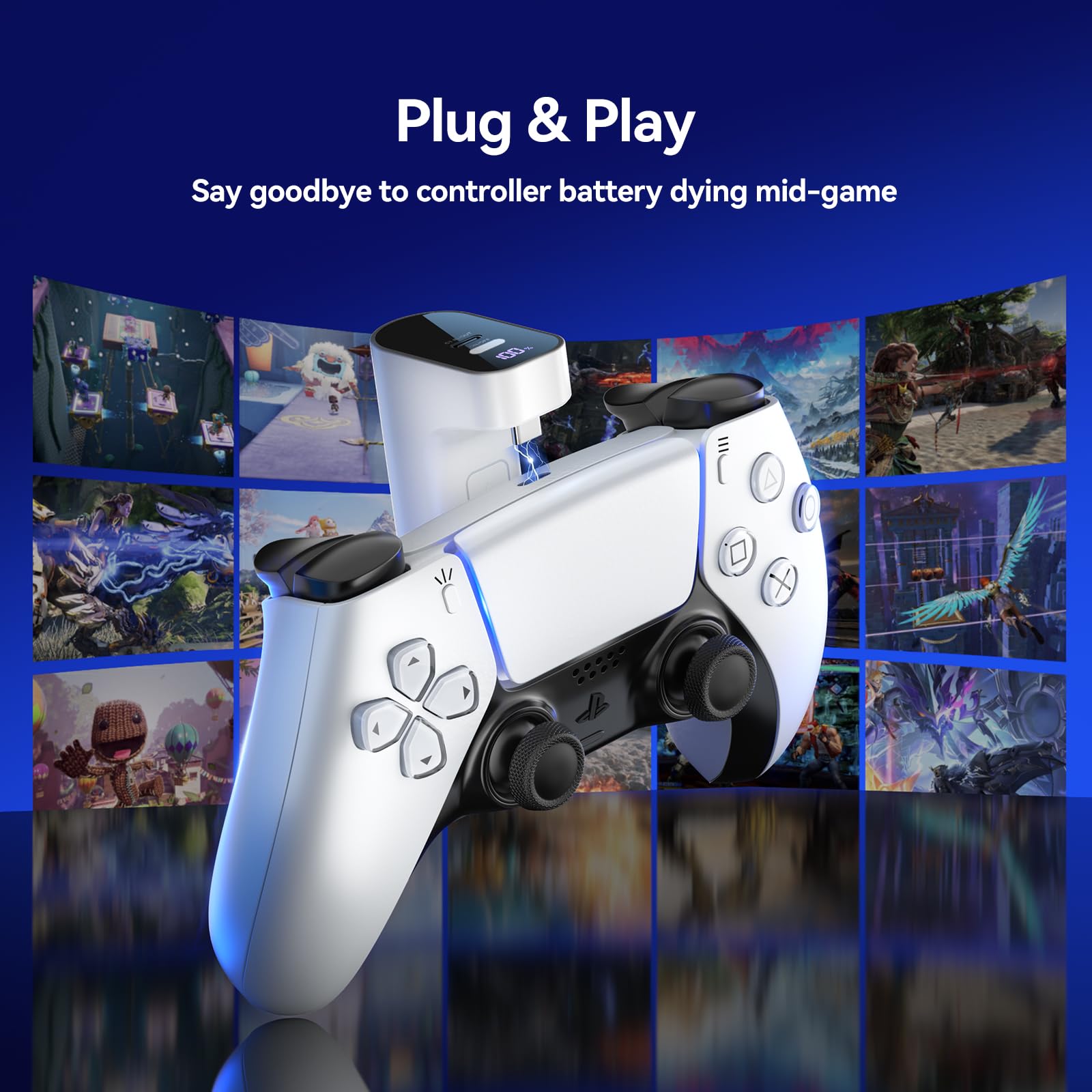 Charger for PS5 Controller, Ba - Sony Controller Dualsense Edge 评论和价格