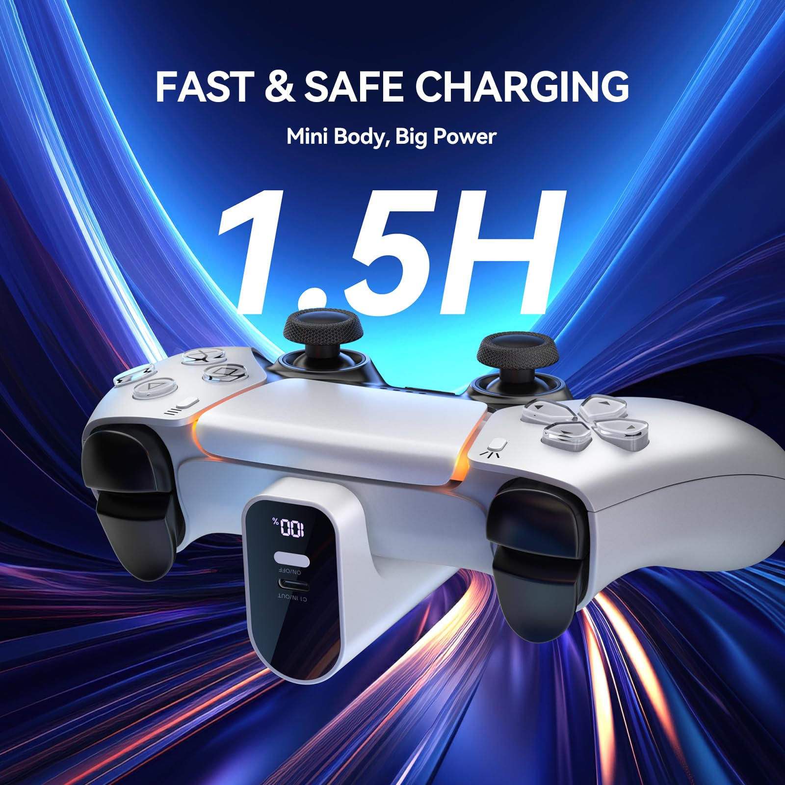 Charger for PS5 Controller, Ba - Sony Controller Dualsense Edge 评论和价格