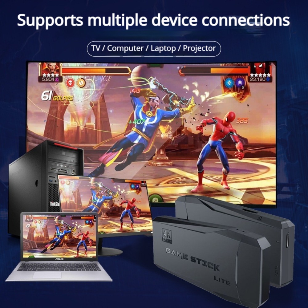 Portable 4K Retro Game Stick C - Gaming Console Sale 评论和价格