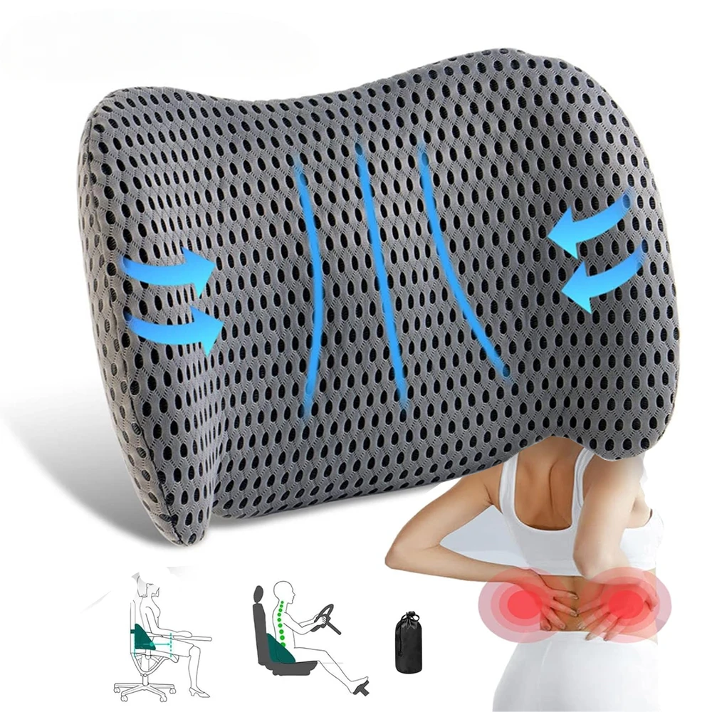 Memory Foam Lumbar Support Pil - Gaming Console Car 评论和价格