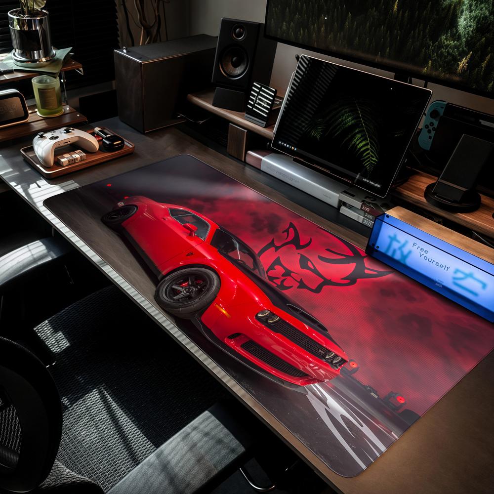 D-DodgeS Car Cool Mouse Pad XX - Gaming Console In Car 评论和价格