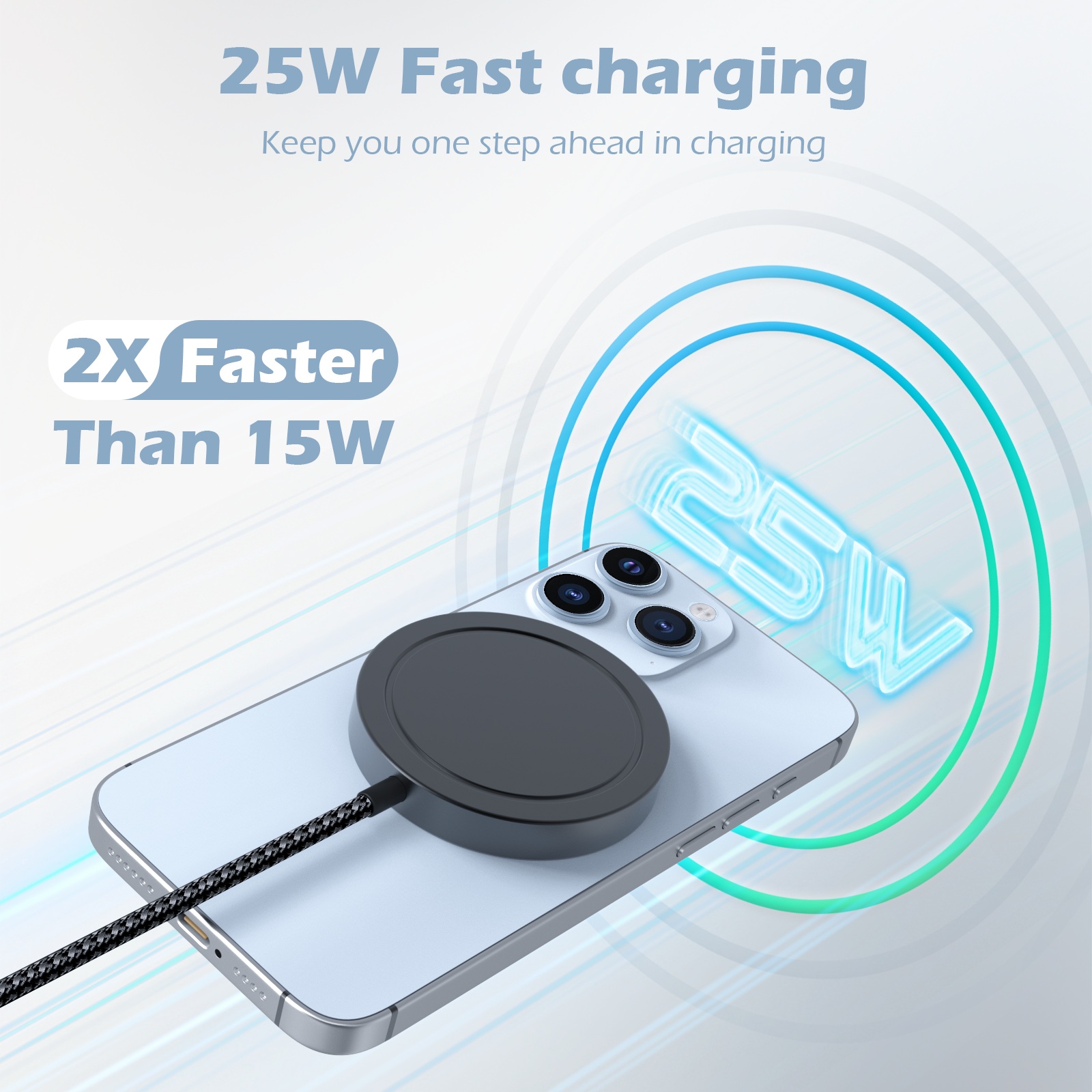 25W Magnetic Wireless Charger  - Controller Charging Dock 评论和价格