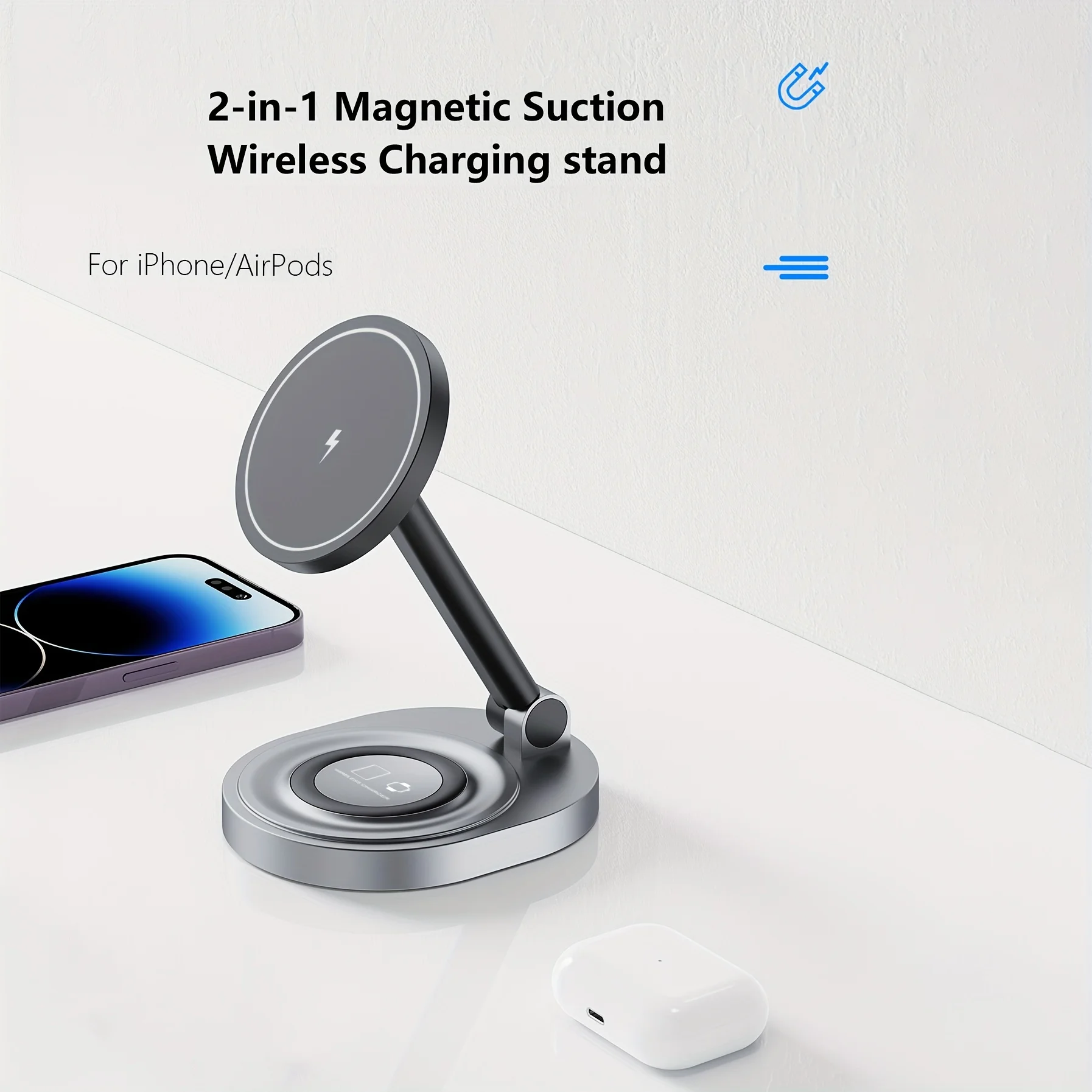 2 In 1 Magnetic Wireless Charg - Controller Charging Dock 评论和价格
