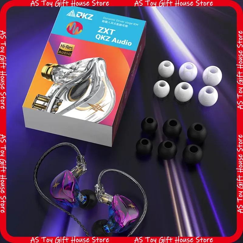 QKZ ZXT In Ear Wired Headphone - Headset Gaming Console 评论和价格