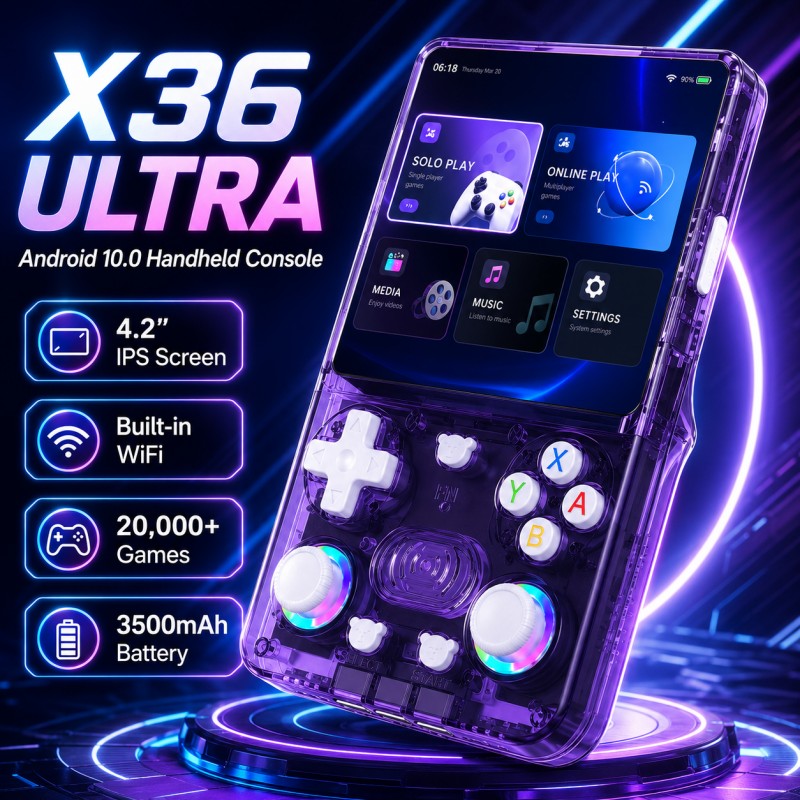 X36 Ultra Handheld Game Consol - Gaming Console Online 评论和价格