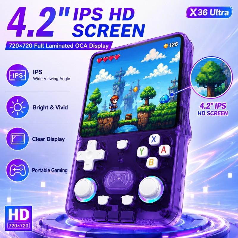 X36 Ultra Handheld Game Consol - Gaming Console Online 评论和价格